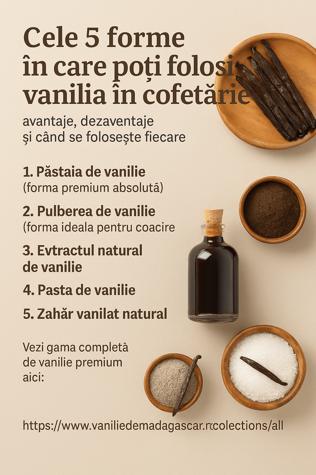 Cele 5 forme în care poți folosi vanilia în cofetărie – avantaje, dezavantaje și când se folosește fiecare - Vanilla Europe s.r.l