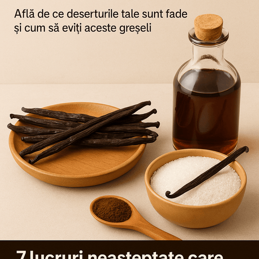 Cele mai NEAȘTEPTATE lucruri care îți sabotează aroma de vanilie în deserturi – Ghid pentru cofetari care vor rezultate WOW - Vanilla Europe s.r.l