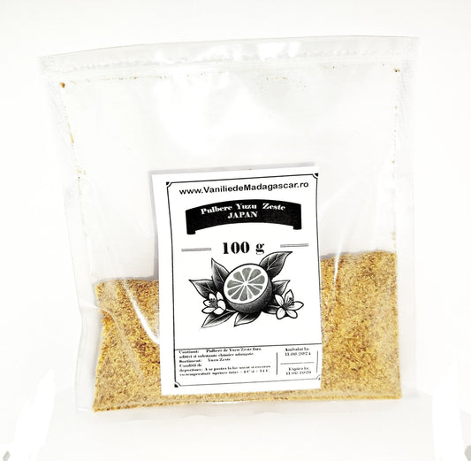 100g Yuzu Zest - Condiment Exotic din Japonia - Vanilla Europe s.r.l