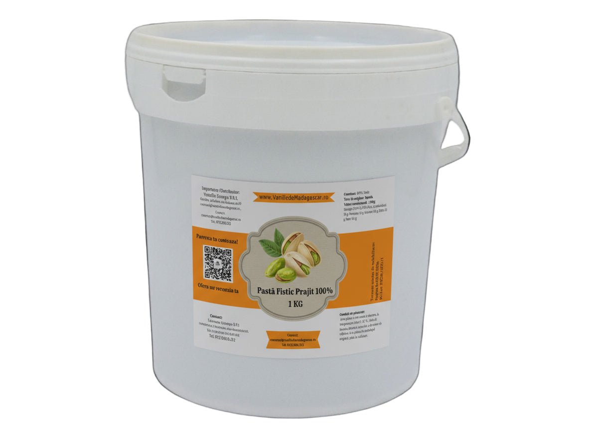 1kg Pastă fistic pură 100% Extra fina - Vanilla Europe s.r.l