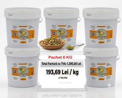 6kg Pastă fistic pură 100%  Extra fina