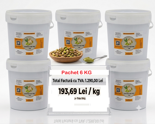 6kg Pastă fistic pură 100%  Extra fina