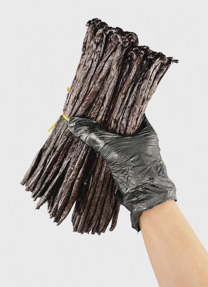 100g  Pastai GIGANTICE de Vanilie Bourbon din Madagascar peste 25cm